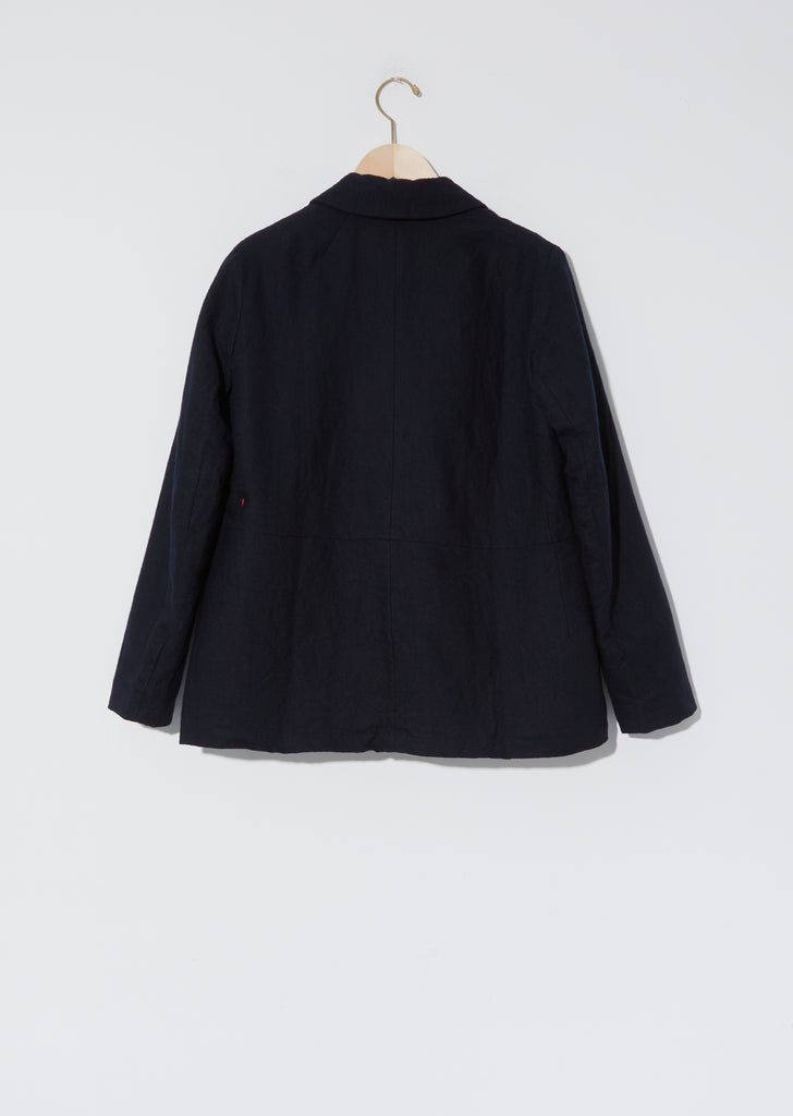 Wool & Linen Carre Felt Jacket
