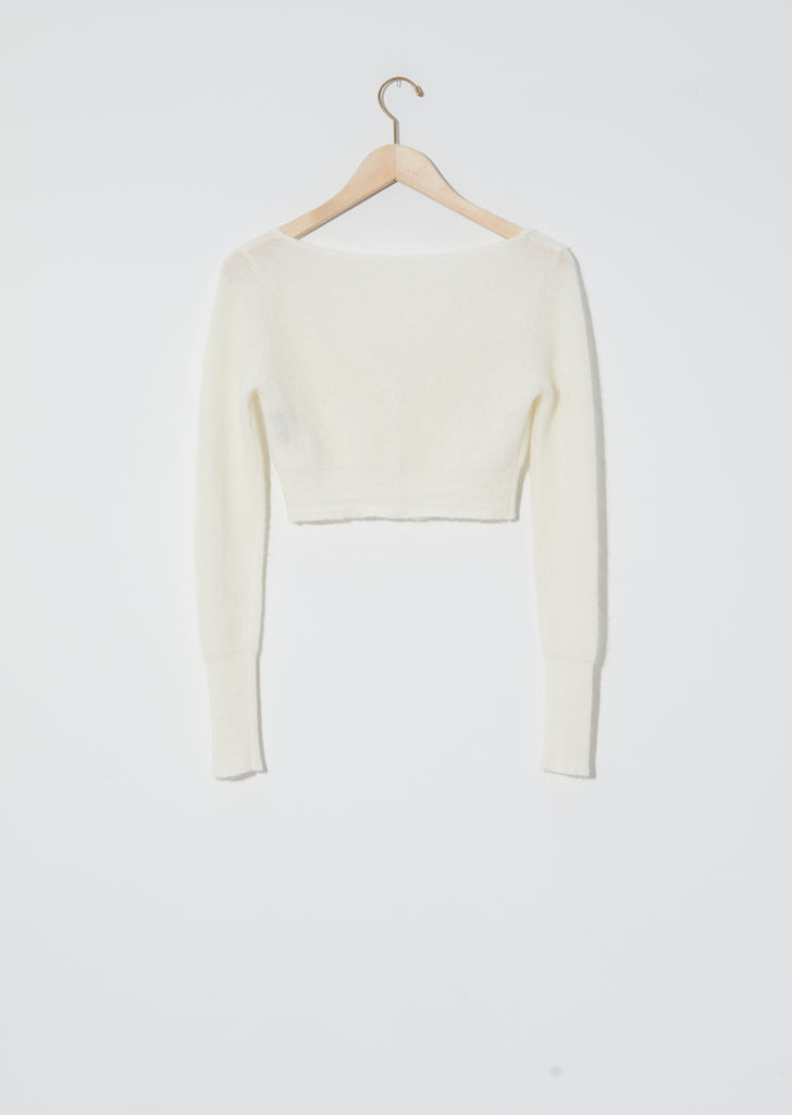 Le Cardigan Alzou — Ecru
