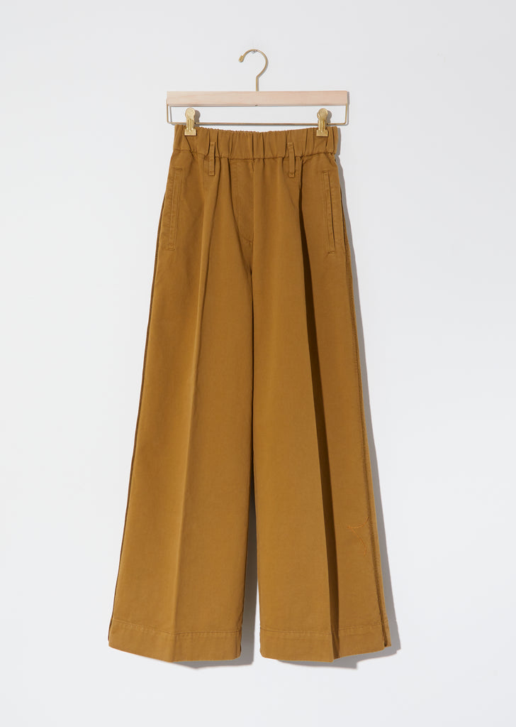 Frosted Cotton Diagonal Pants