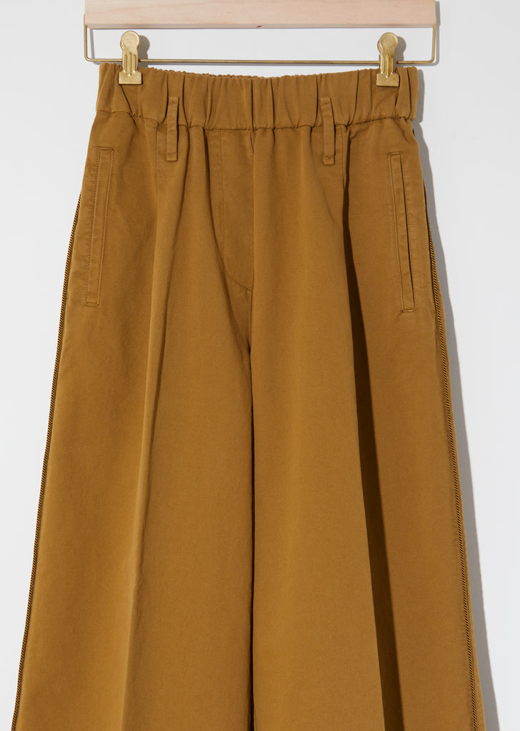 Frosted Cotton Diagonal Pants