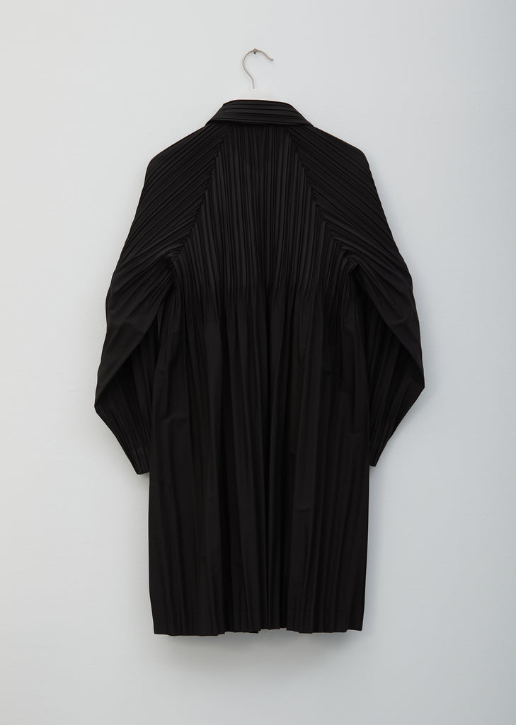 Jaunty Pleated Coat
