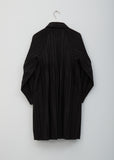 Jaunty Pleated Coat