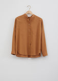 Mandarin Shirt — Mustard
