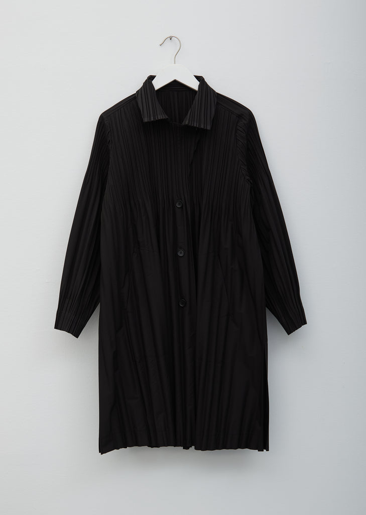 Jaunty Pleated Coat