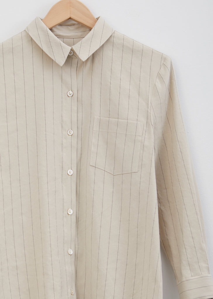 Petite Shirt — Natural Stripe