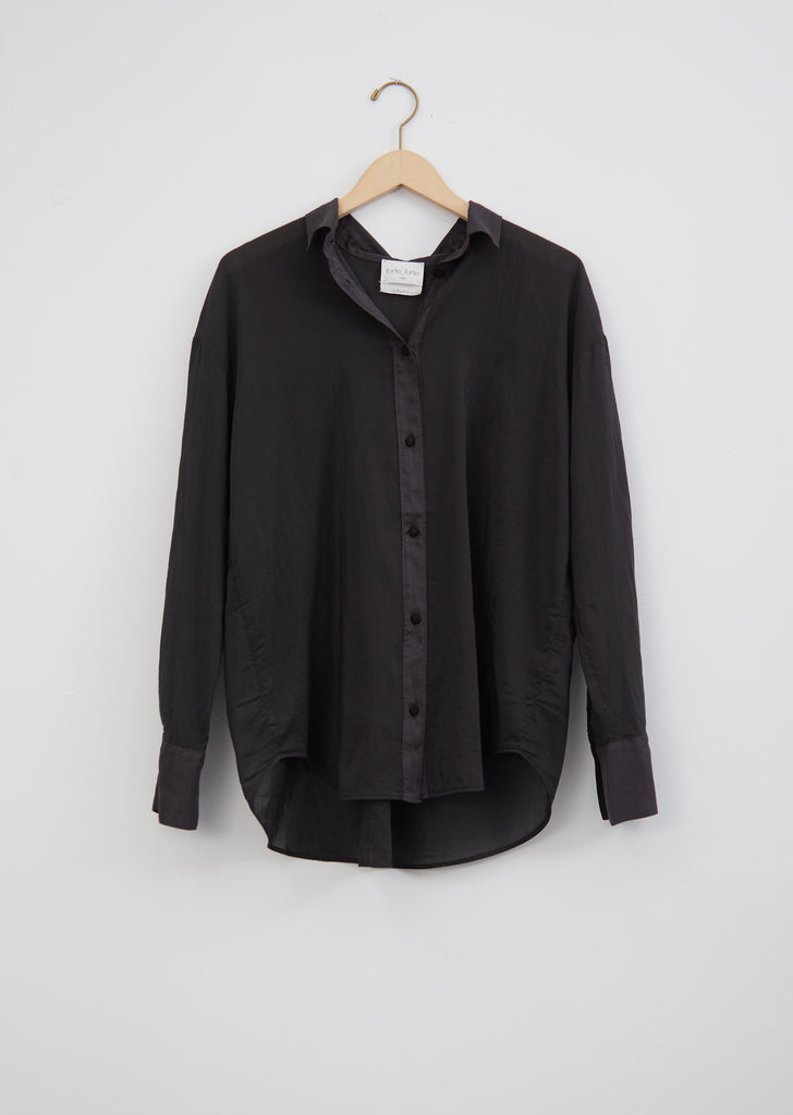 Cotton & Silk Crochet Buttons Shirt
