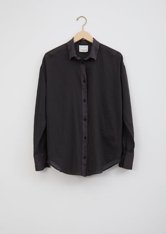 Cotton & Silk Crochet Buttons Shirt