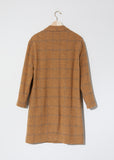Glen Check Wool Blend Coat