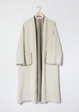 Reversible Wool Lurex Bouclé Coat