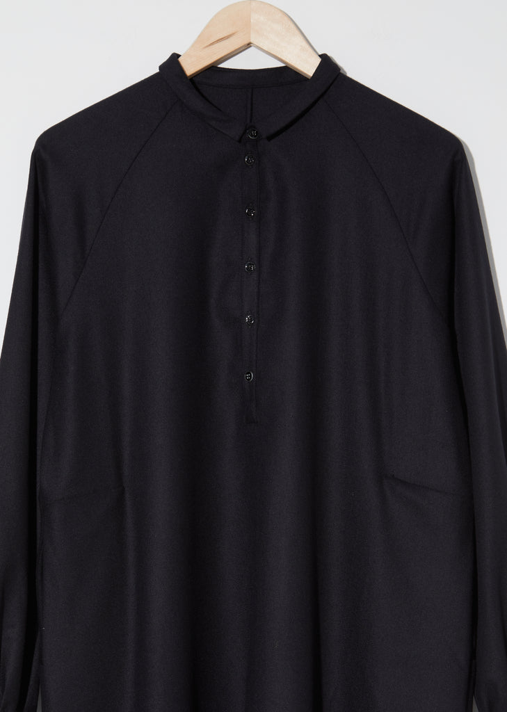 The Botanist Dress — Wool Cashmere Flannel