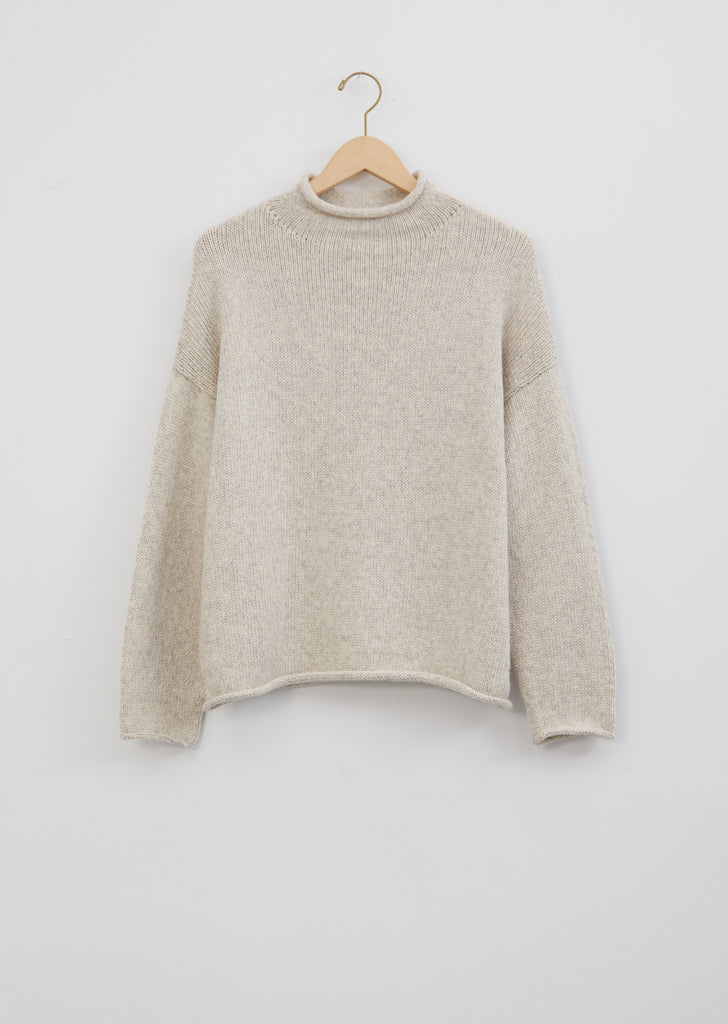 Bateau Rollneck — Marble