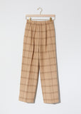 Glen Check Wool Blend Pants