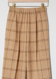 Glen Check Wool Blend Pants