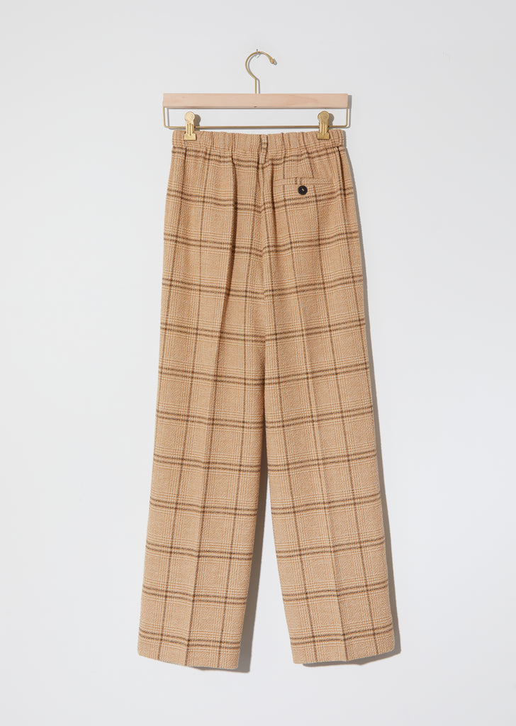 Glen Check Wool Blend Pants