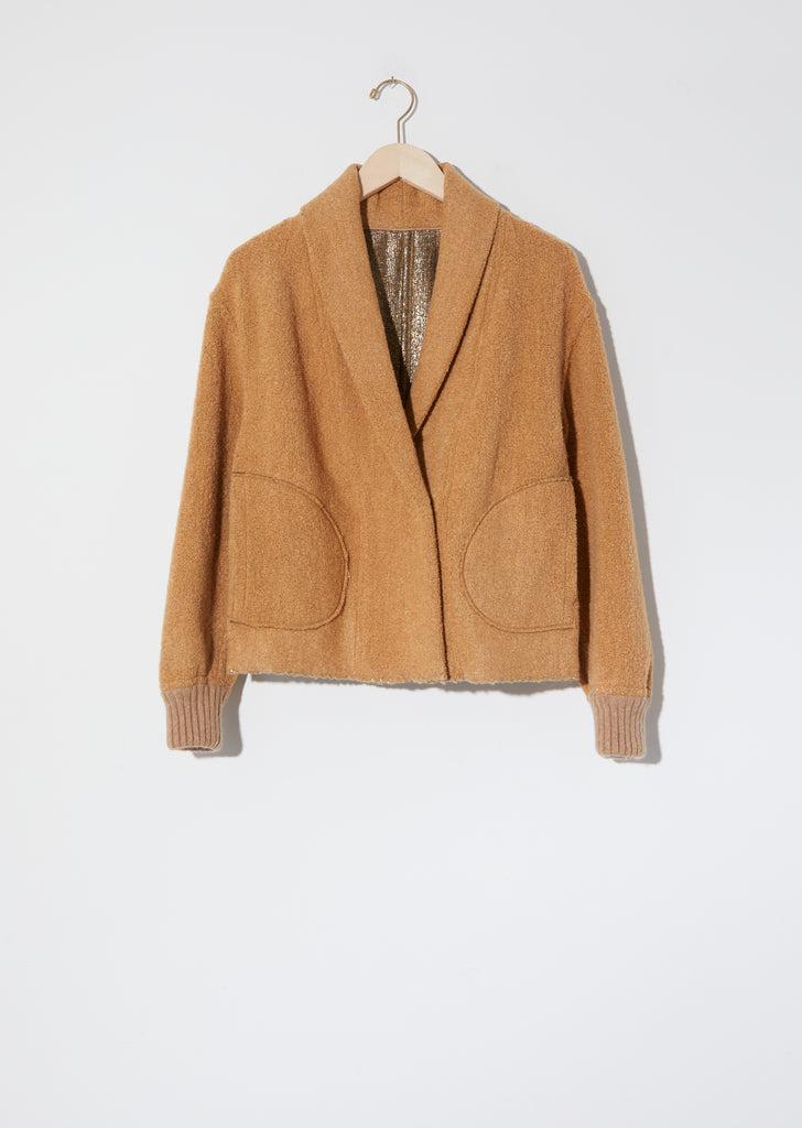 Reversible Wool Lurex Bouclé Jacket
