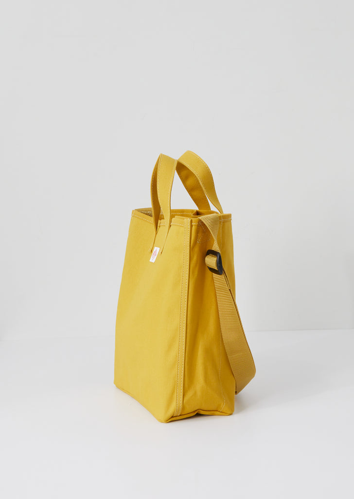 Cotton Canvas Utility Tote — Mustard