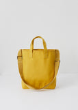 Cotton Canvas Utility Tote — Mustard