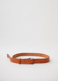Leather High Belt with Buckle — Miele