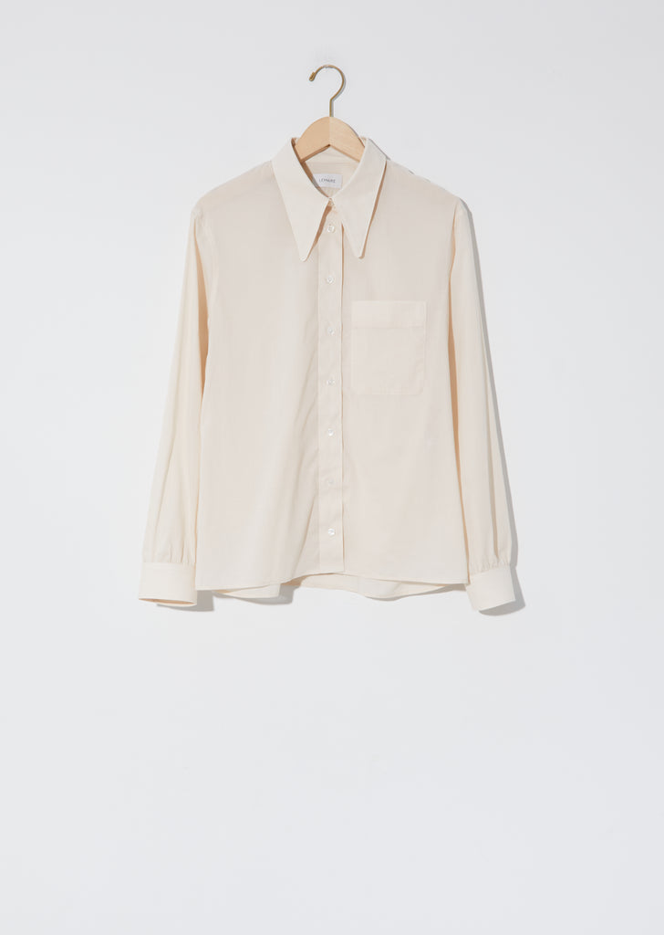 Pointed Collar Shirt