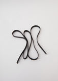Leather Tie Belt — Black