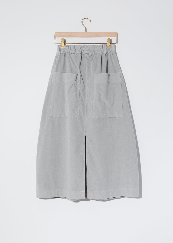 Corduroy Skirt — Oatmeal