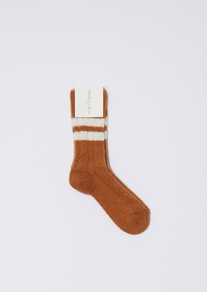 Kid Mid Calf Socks — Mustard