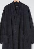 Oversized Wool Coat — Charcoal