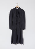 Silk Blend Tie Dress