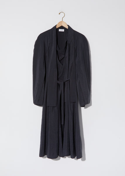 オールインワン・サロペット Lemaire Wrap Design Dress With Classic Collar Lemaire Wrap Dress - Grey | Editorialist