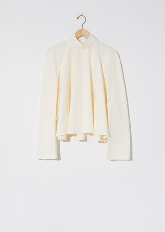 Cotton Maxi Blouse — Chalk