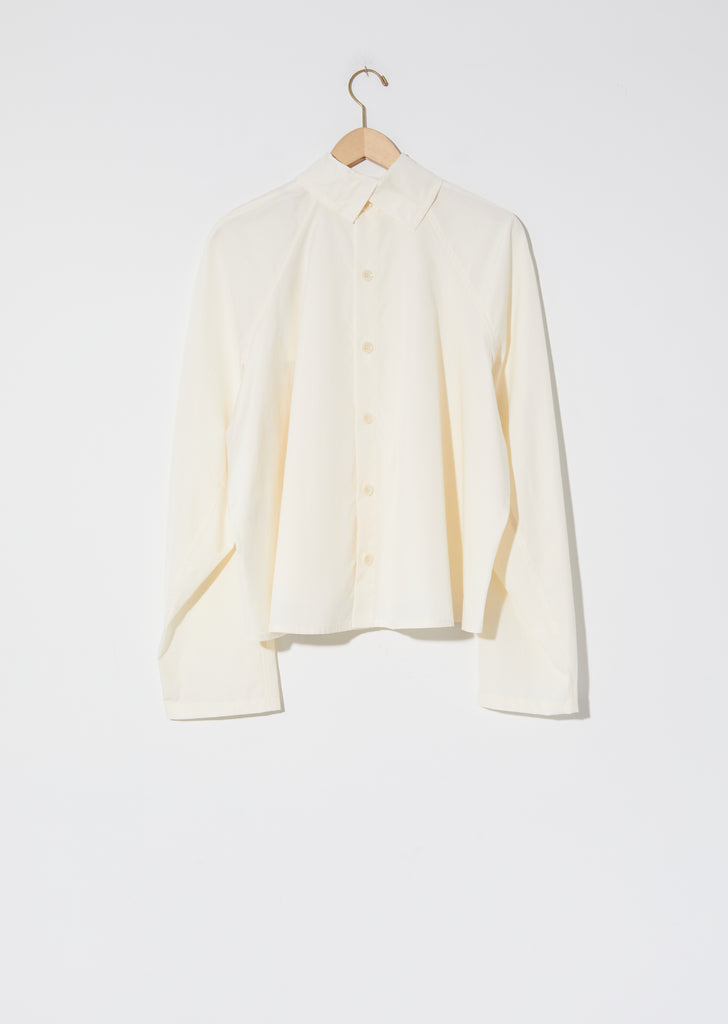 Cotton Maxi Blouse — Chalk