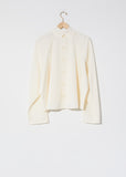 Cotton Maxi Blouse — Chalk