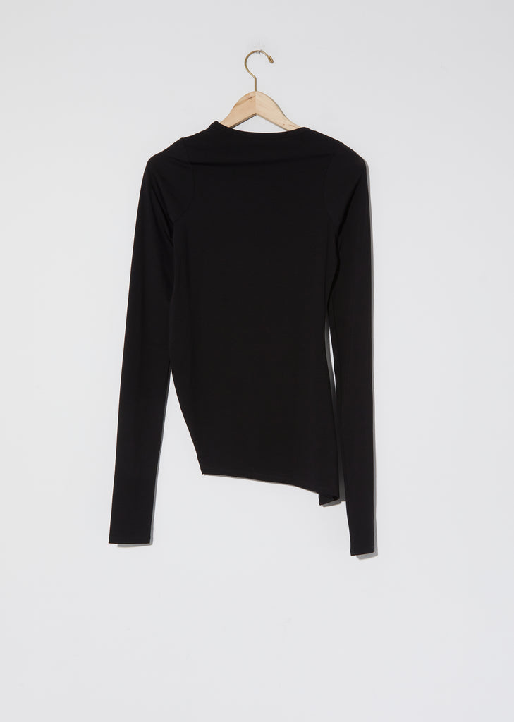 Roundcollar Twisted Secondskin Top