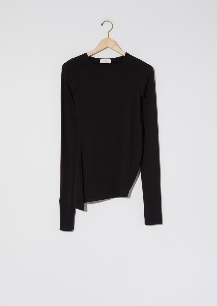 Roundcollar Twisted Secondskin Top