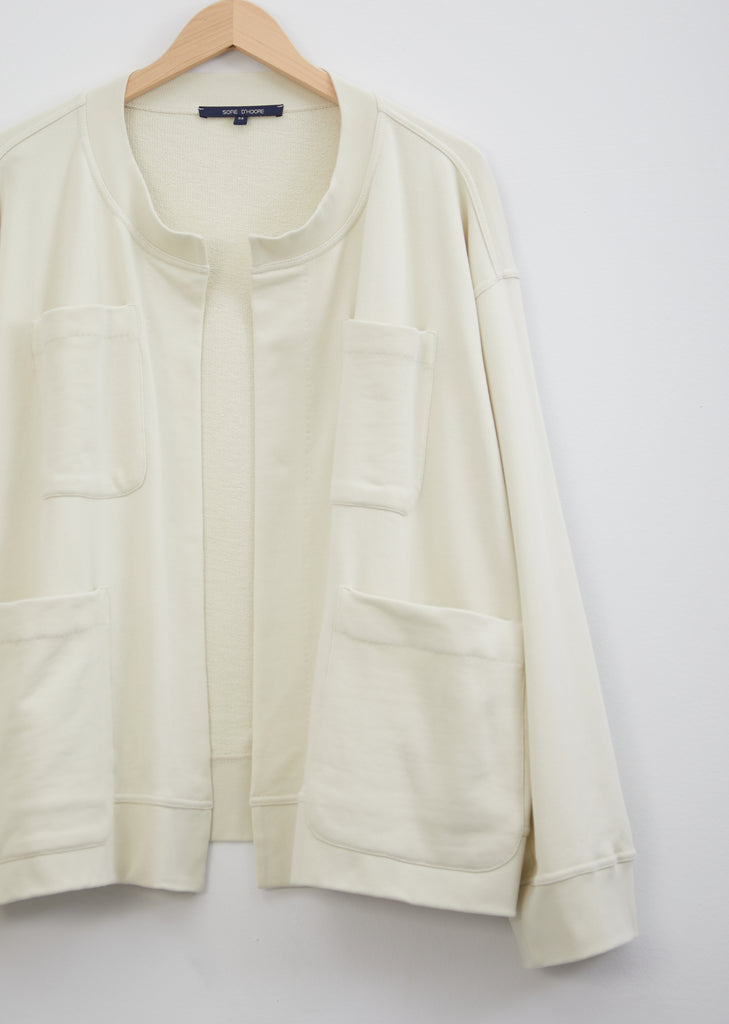 Turtle Cotton Fleece Cardigan