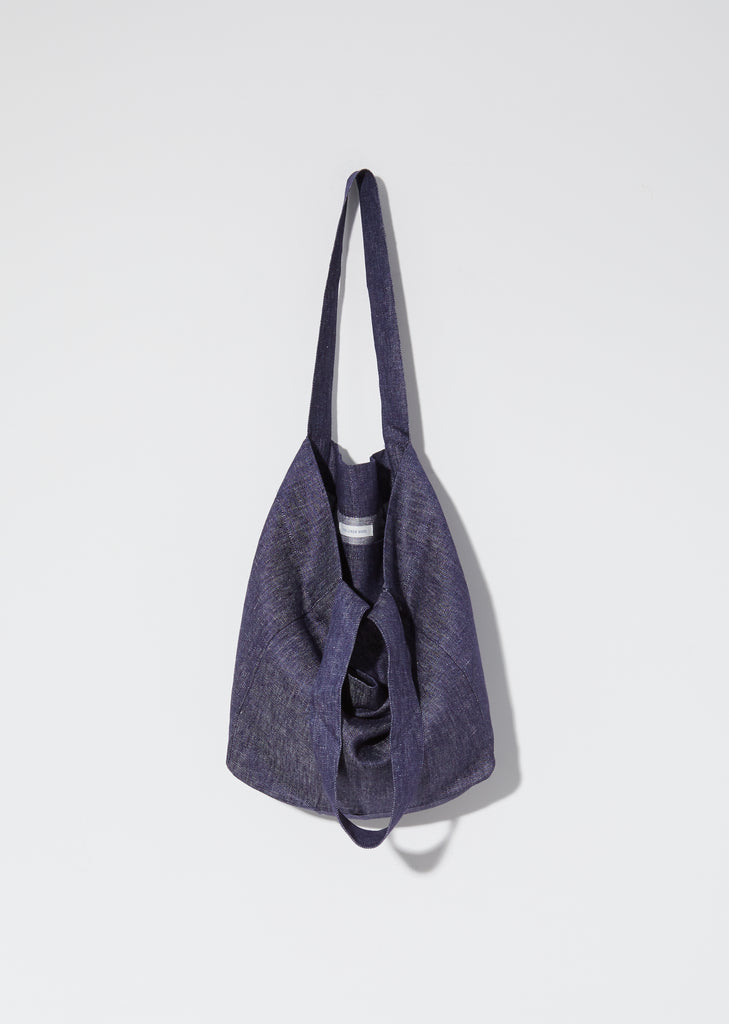 Jute Tote — Denim Navy