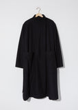 Wrapover Coat — Black