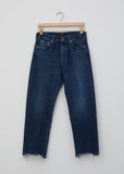Selvedge Denim Used Ankle Cut Jeans
