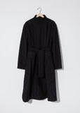 Wrapover Coat — Black