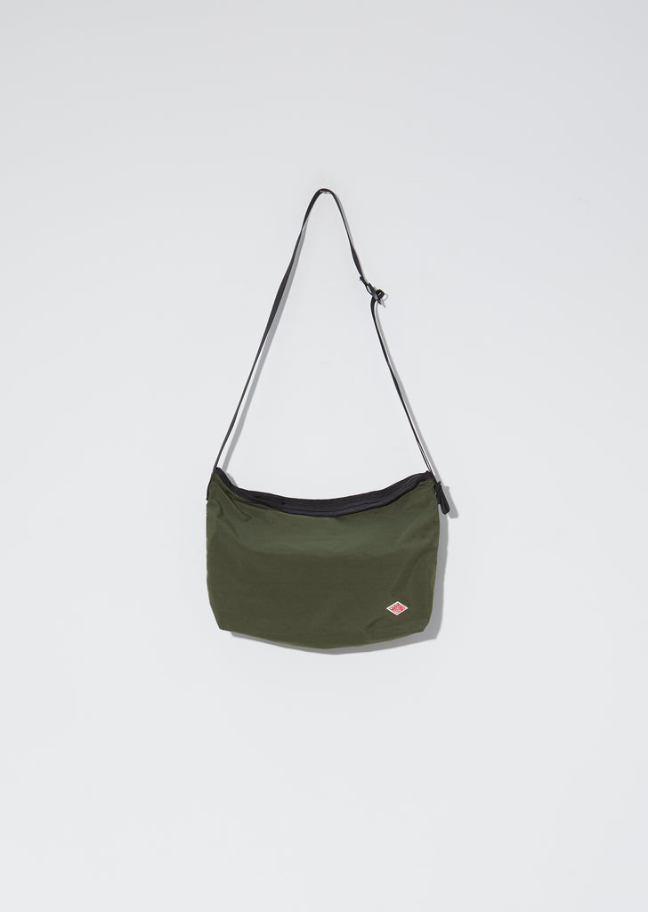 Nylon Tassaer Utility Bag — Khaki Green