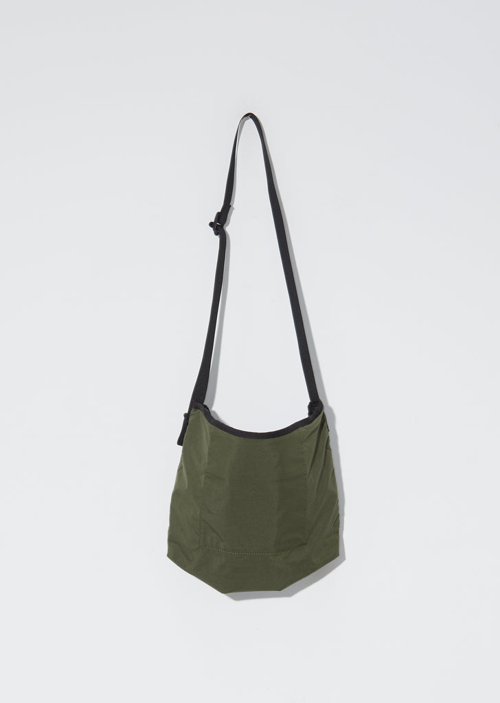 Nylon Tassaer Utility Bag — Khaki Green