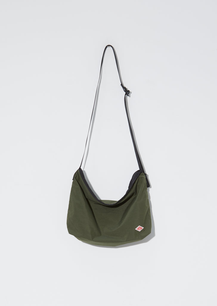 Nylon Tassaer Utility Bag — Khaki Green