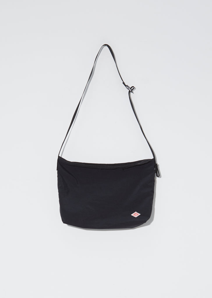 Nylon Tassaer Utility Bag — Black
