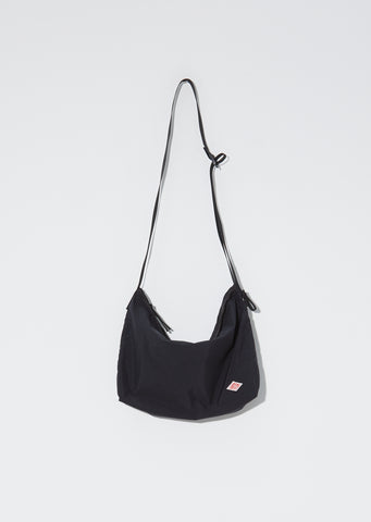 Nylon Tassaer Utility Bag — Black