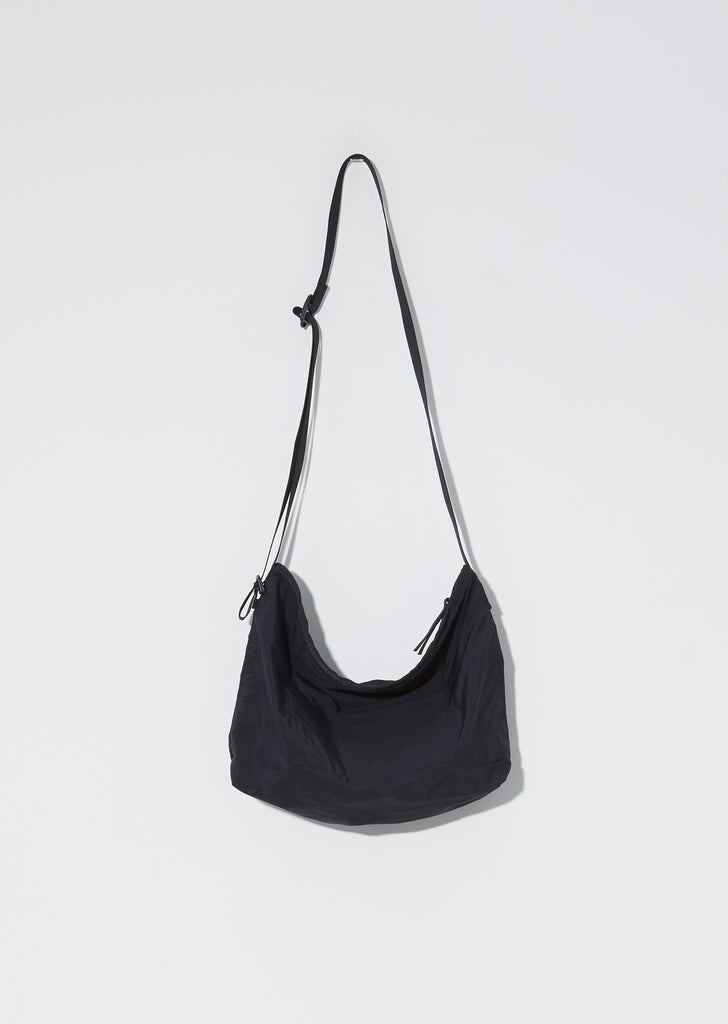 Nylon Tassaer Utility Bag — Black