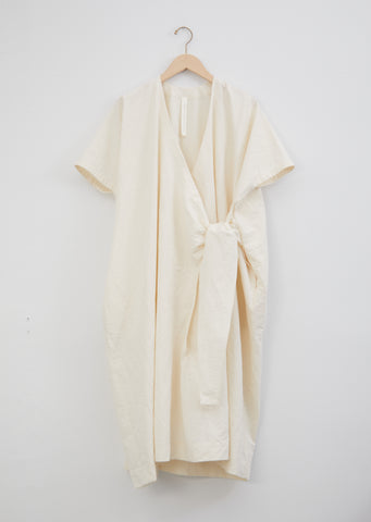 Wrap Caftan — Raw White