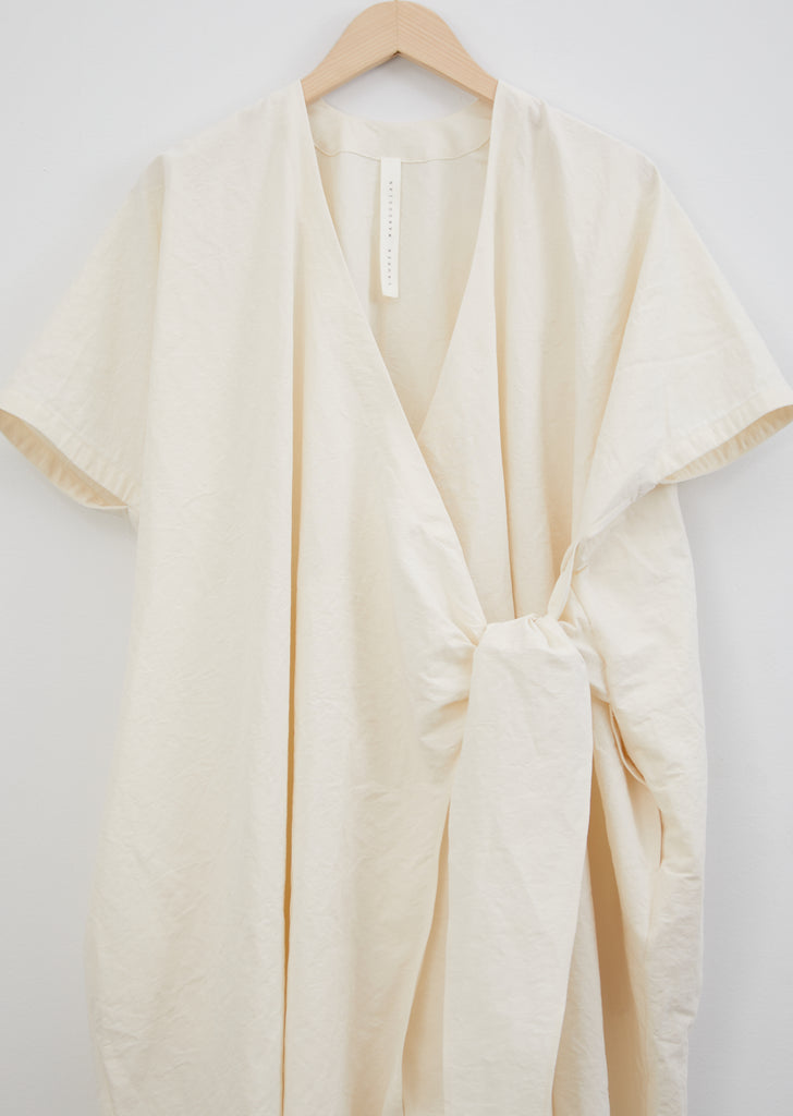 Wrap Caftan — Raw White