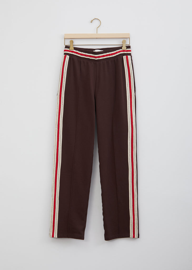 Palms Crochet Stripe Trackpants