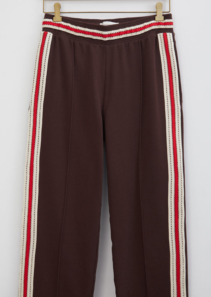 Palms Crochet Stripe Trackpants