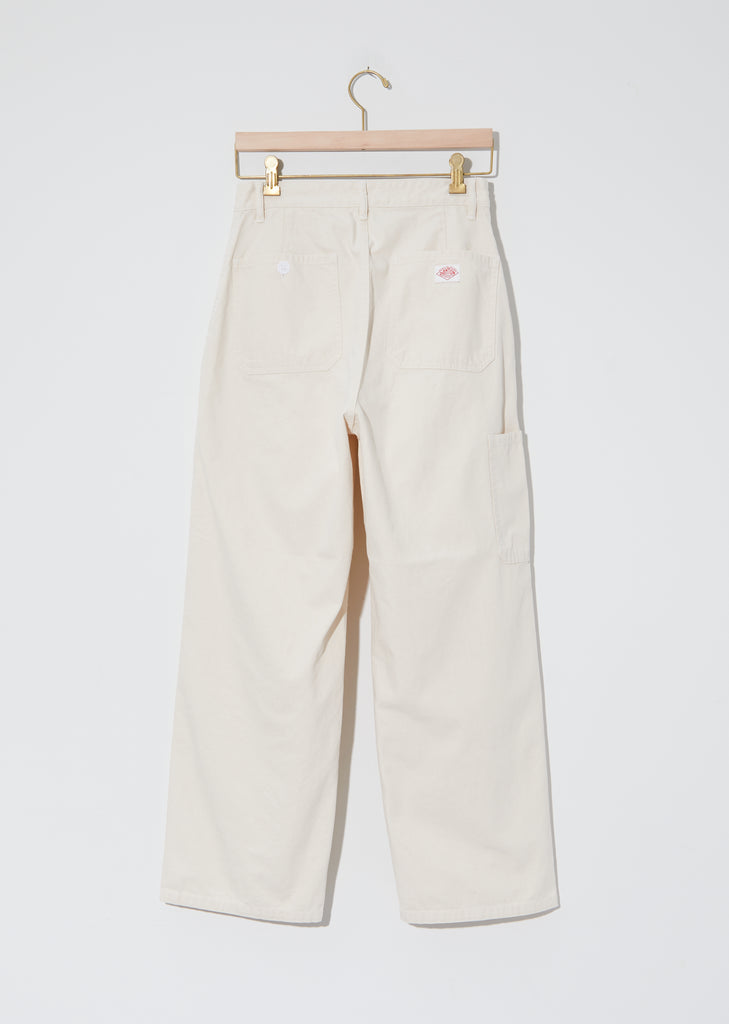 Women's Cotton Serge Work Pants — Ecru
